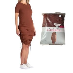 Destination Maternity Ruched Bodycon Dress